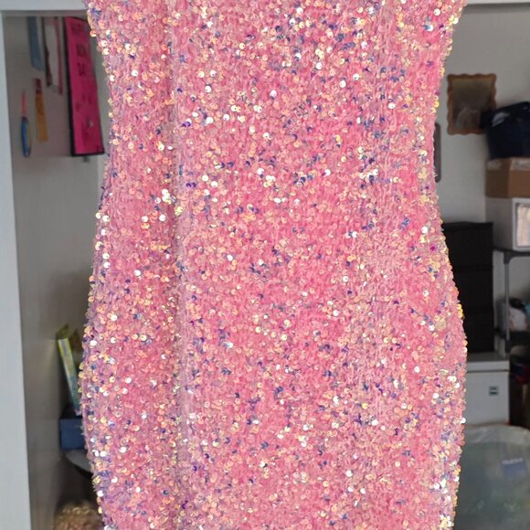 Pink mini dress - Picture 2 of 3